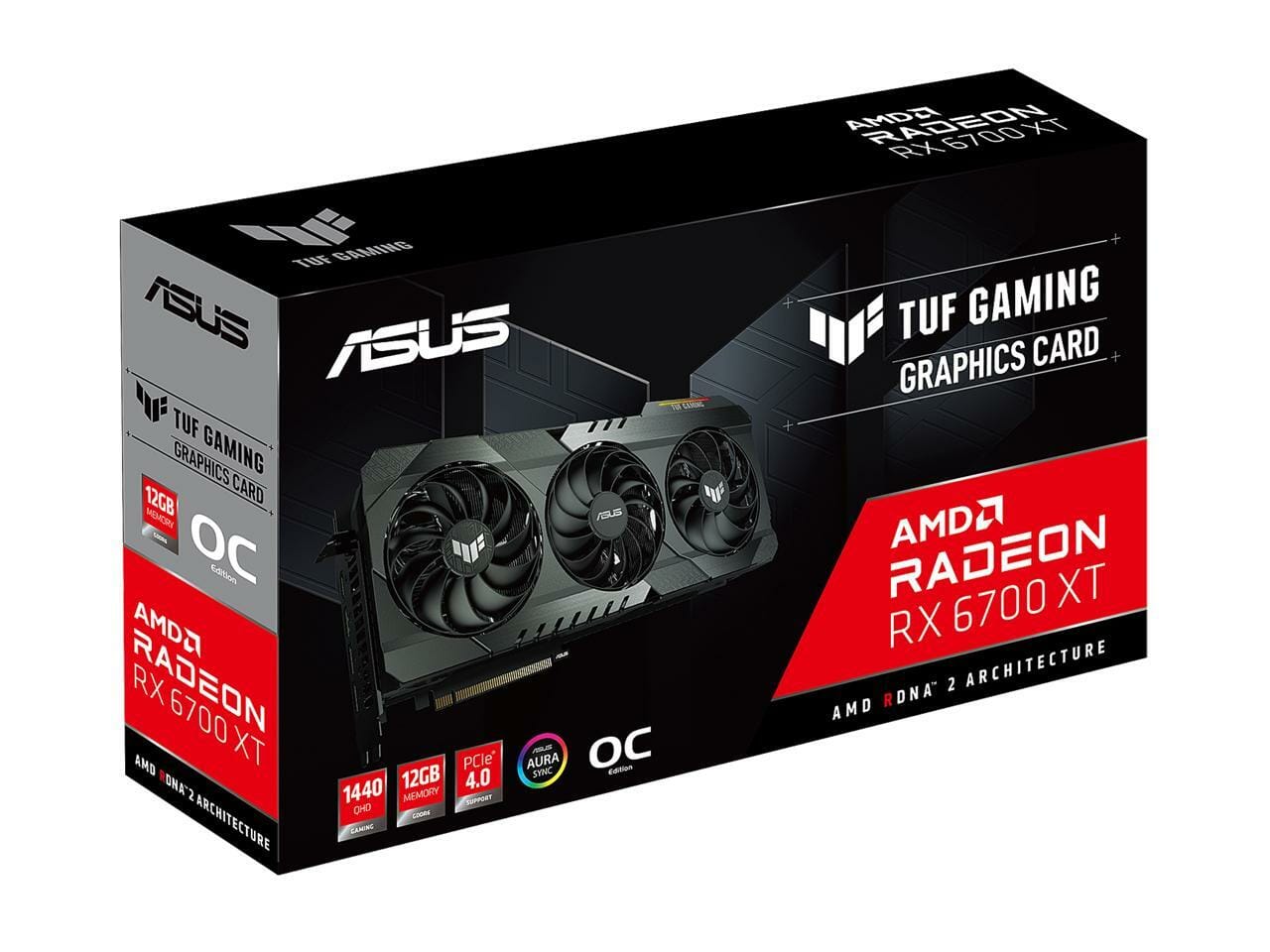 ASUS TUF Gaming Radeon RX 6700 XT OC Edition Graphics Card