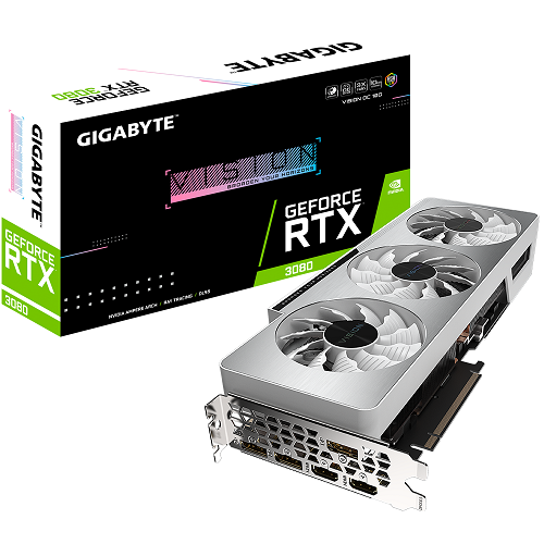 Gigabyte GeForce RTX 3080 Vision OC 10GB GDDR6X Graphics Card amarpc 01