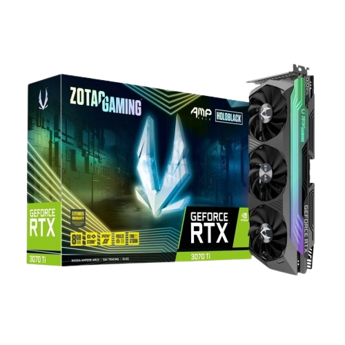 ZOTAC Gaming GeForce RTX 3070 Ti AMP Holo 8GB GDDR6X Graphics Card